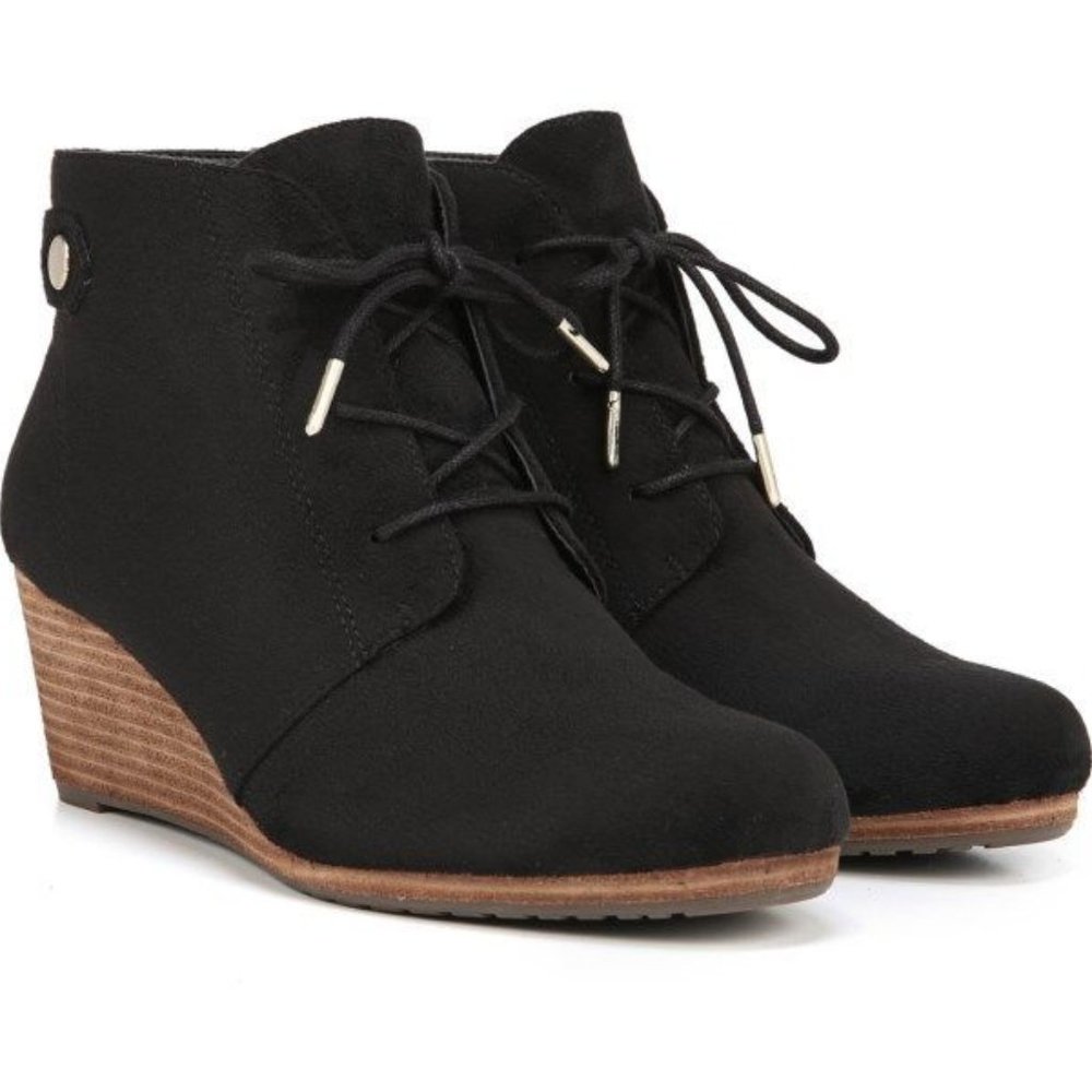 Dr. Scholl's Microsuede Wedge Bootie